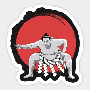 Japanese Sumo Wrestler t-shirt Sticker